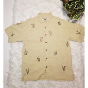 ▪︎Kahala - Hawaiian Island Wine Bottle Short Sleeve Casual Shirts (M1-12)